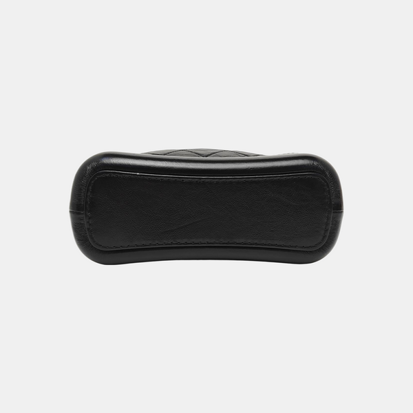 GABRIELLE Small Quilted Calfskin Black