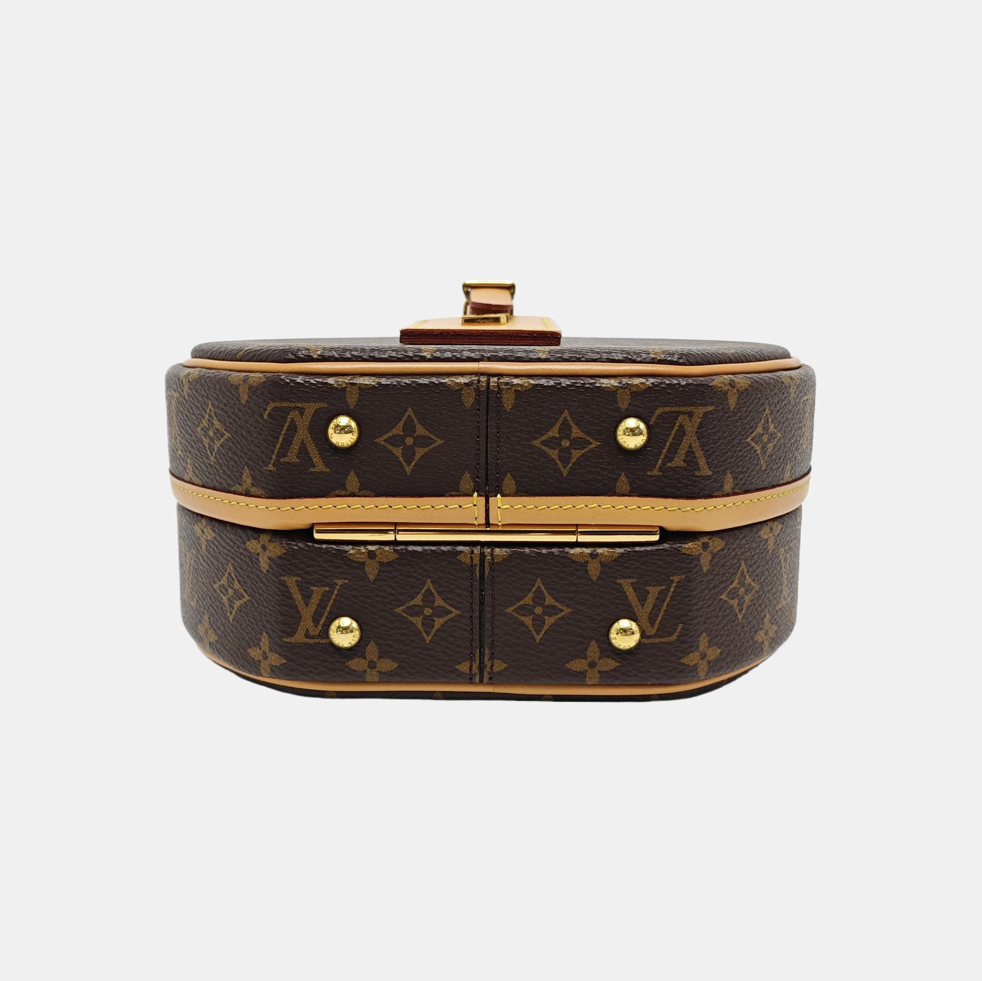 BOITE CHAPEAU PM Monogram Coated Canvas Brown