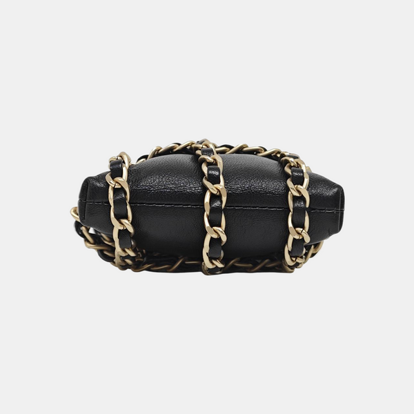 Lambskin Crossbody Bag Black
