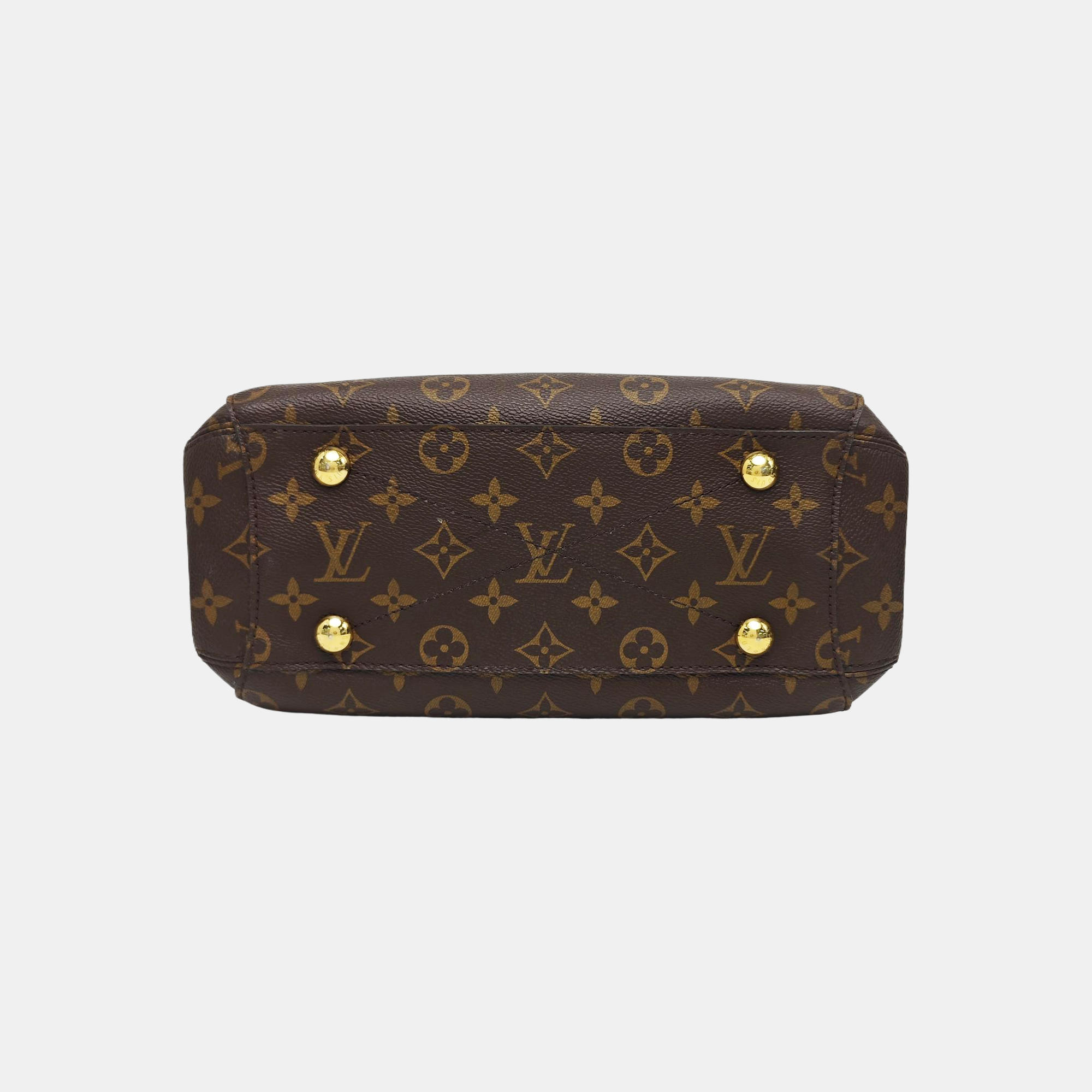 MONTAIGNE Monogram Coated Canvas Brown