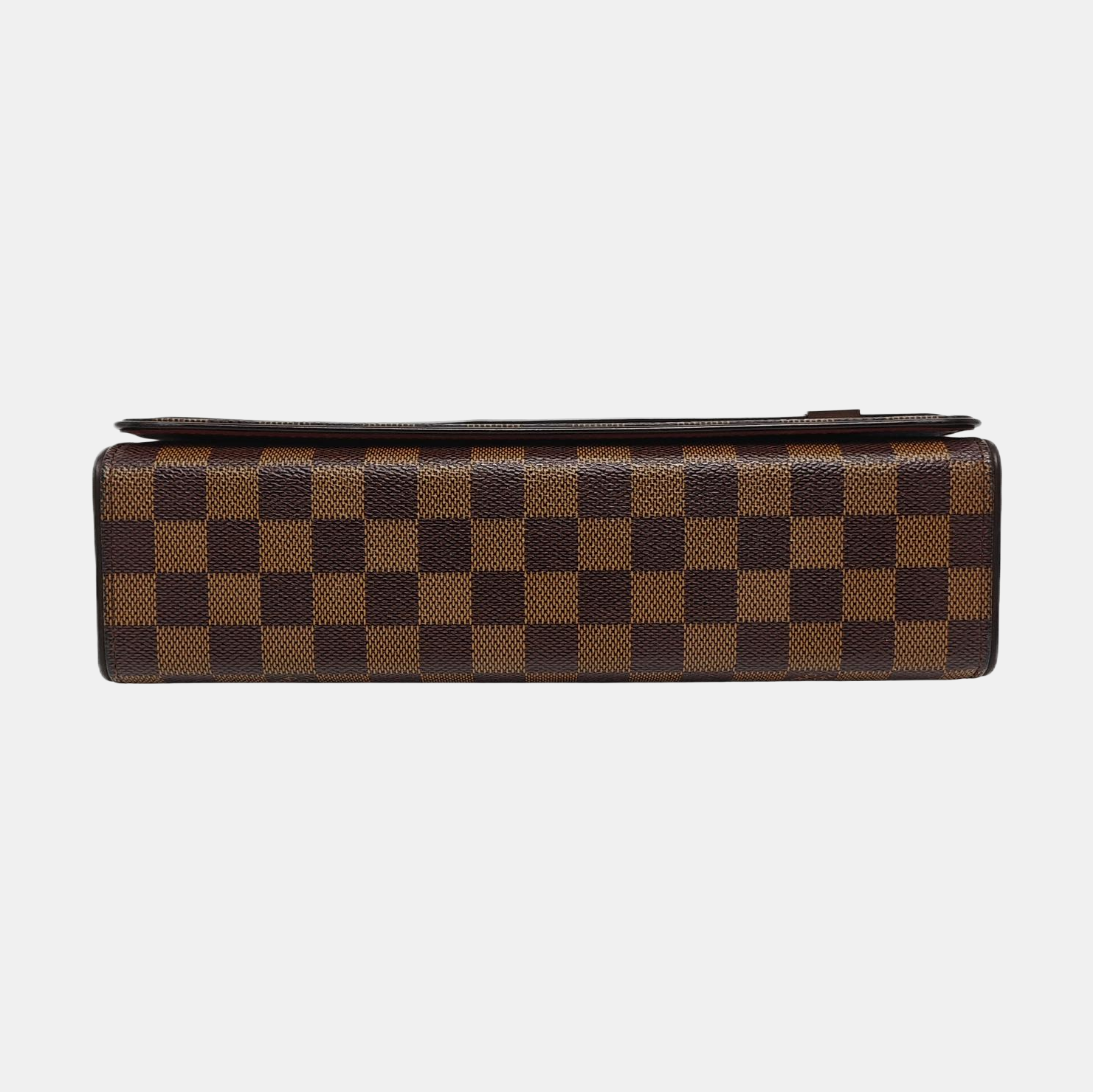 TRIBECA Damier Ebene Coated Canvas Brown