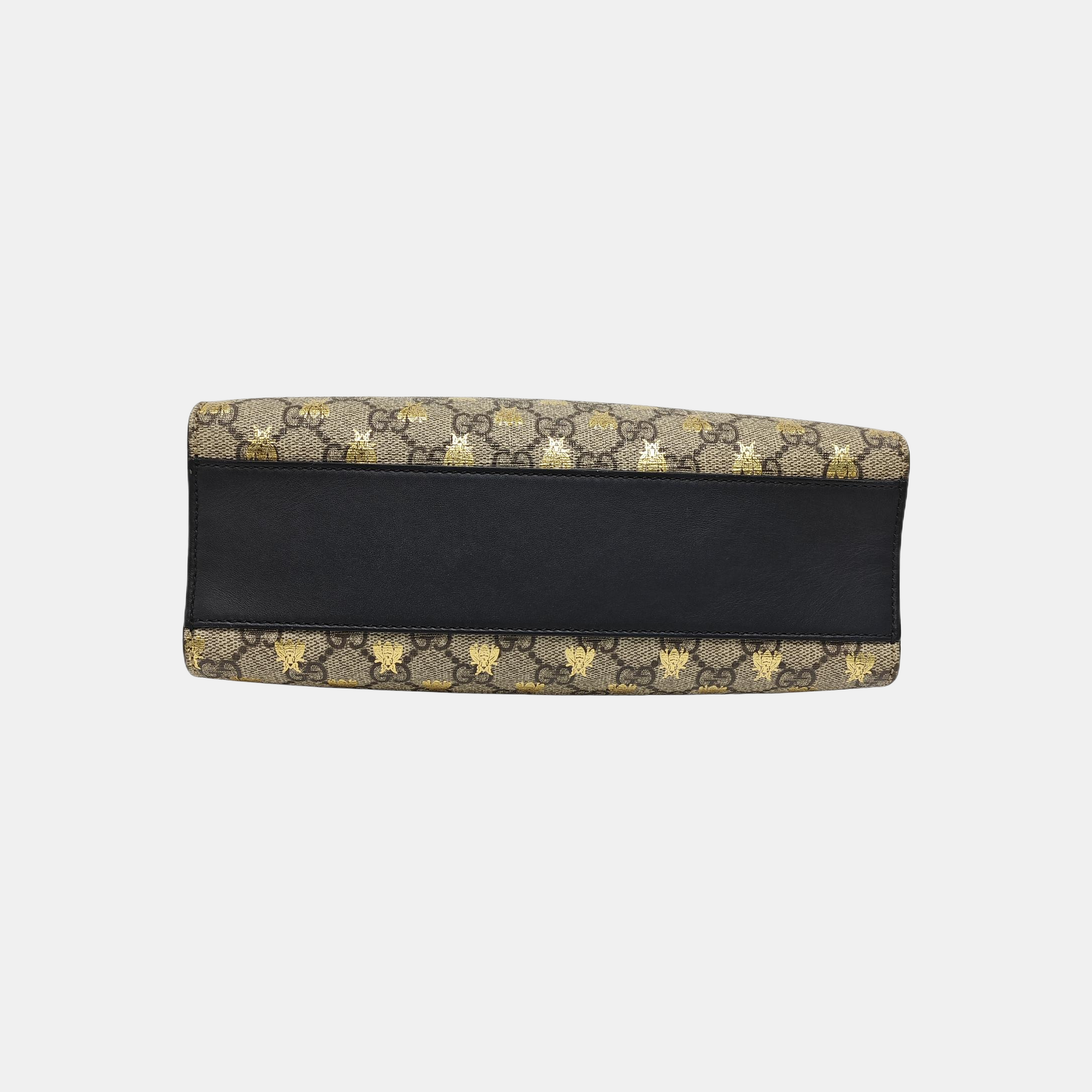 Padlock Small Monogram Coated Canvas Beige