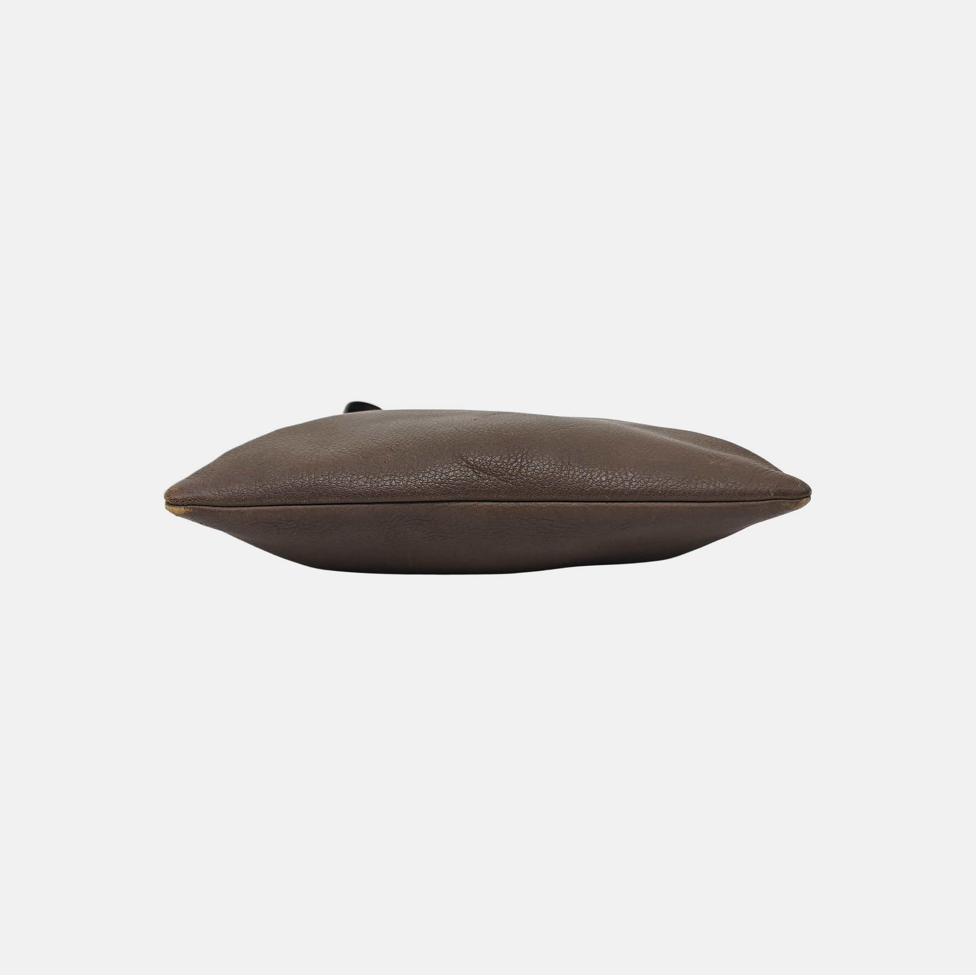 Calfskin Crossbody Bag Brown