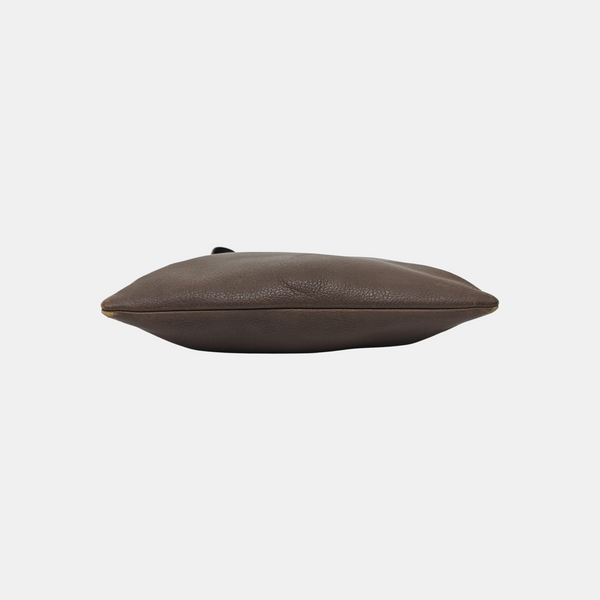 Calfskin Crossbody Bag Brown