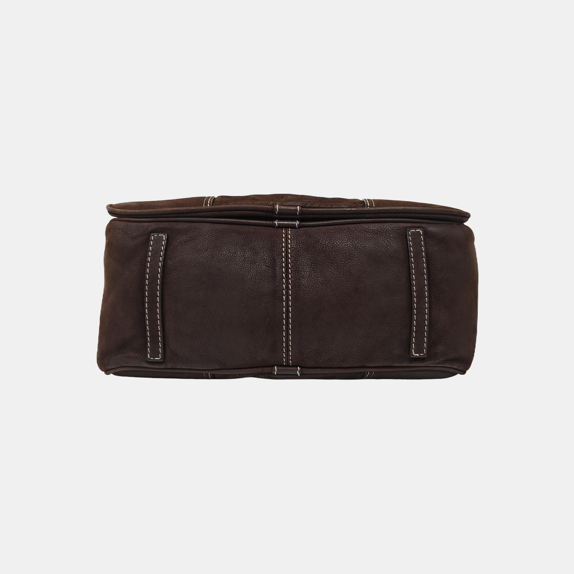 Calfskin Shoulder Bag Brown