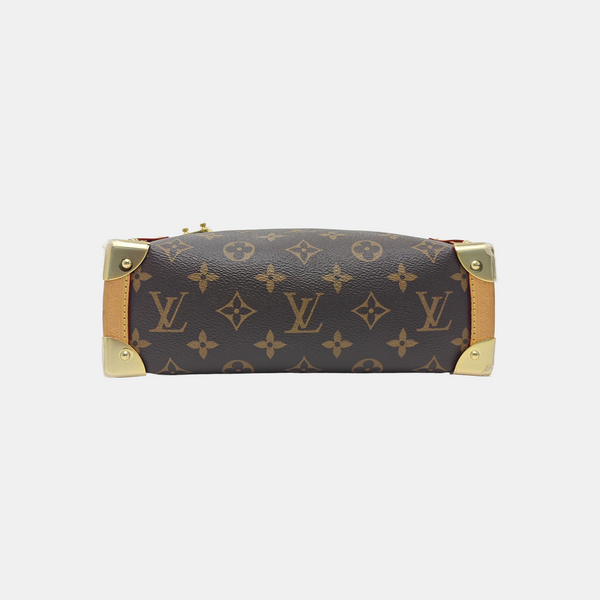 SIDE TRUNK MM Monogram Coated Canvas Brown