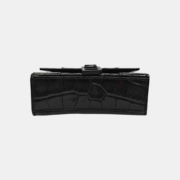 Hourglass Mini Calfskin Black