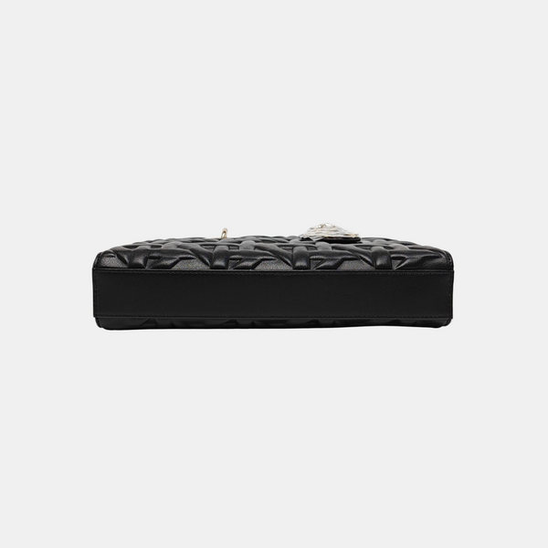 Lady D-Joy Medium Calfskin Black