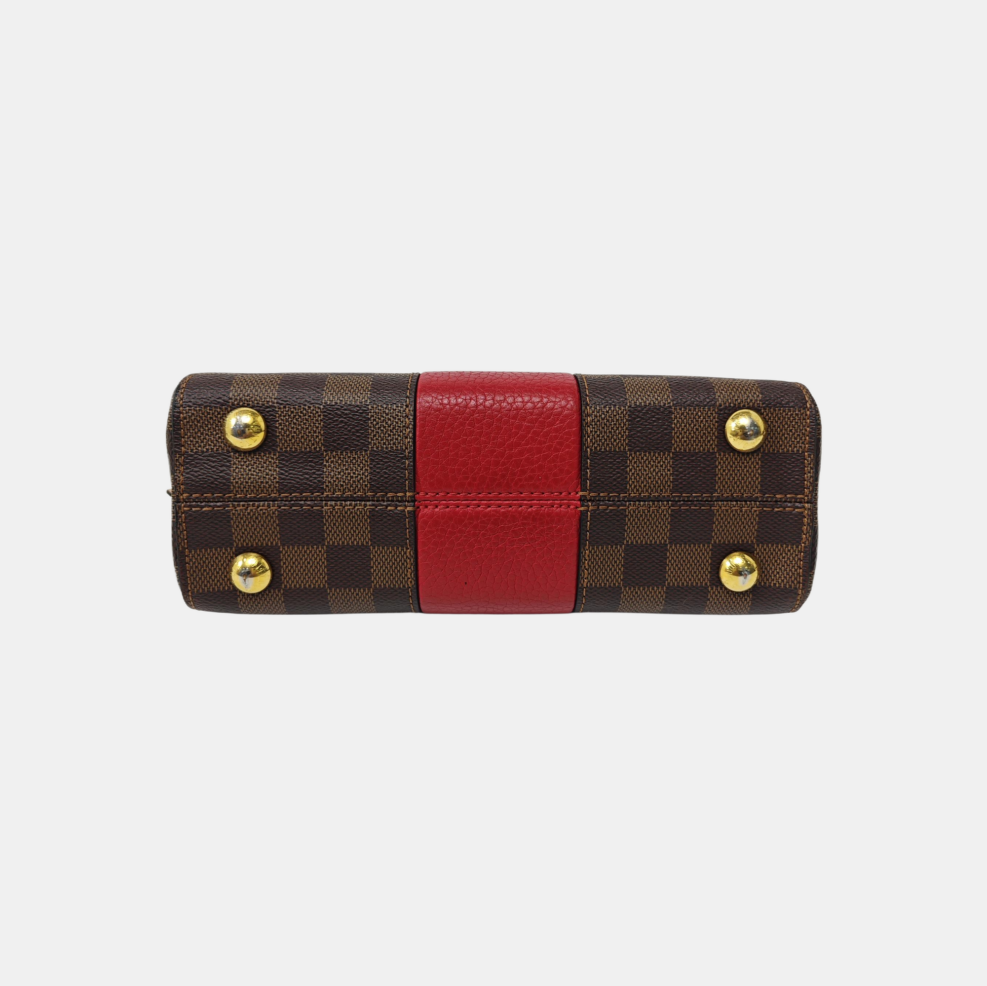 BOND STREET BB Damier Ebene Coated Canvas Brown