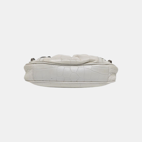 Le Cagole Mini Calfskin White