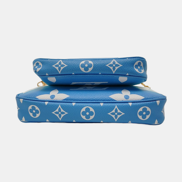 MULTI Monogram Coated Canvas Blue