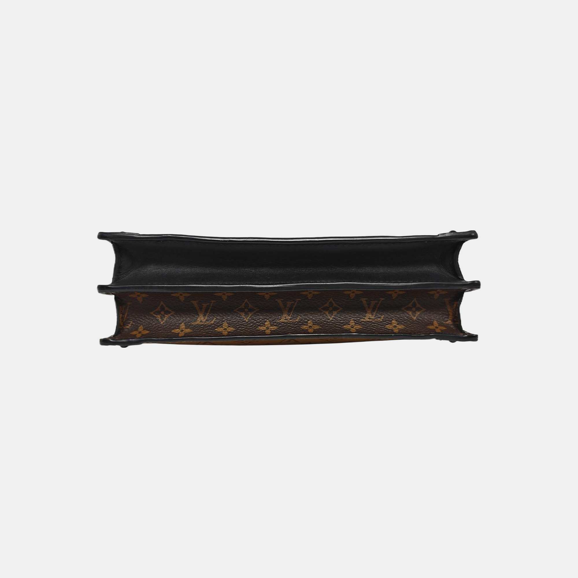 TRUNK Monogram Coated Canvas Brown
