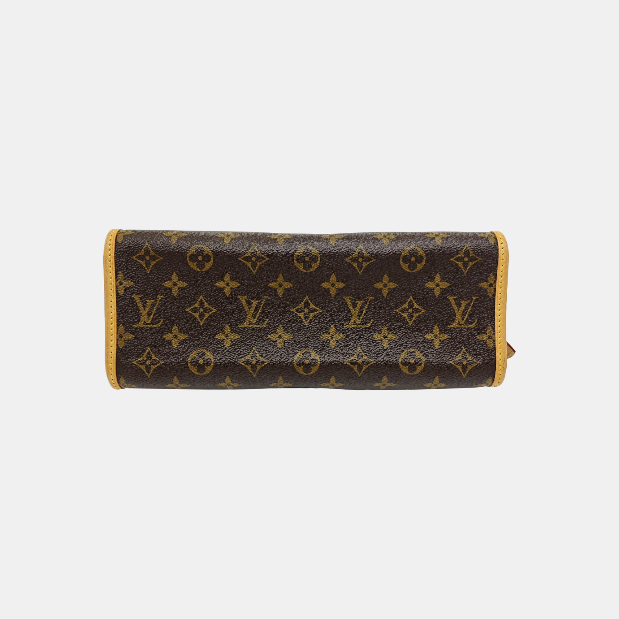 POPINCOURT Monogram Coated Canvas Brown