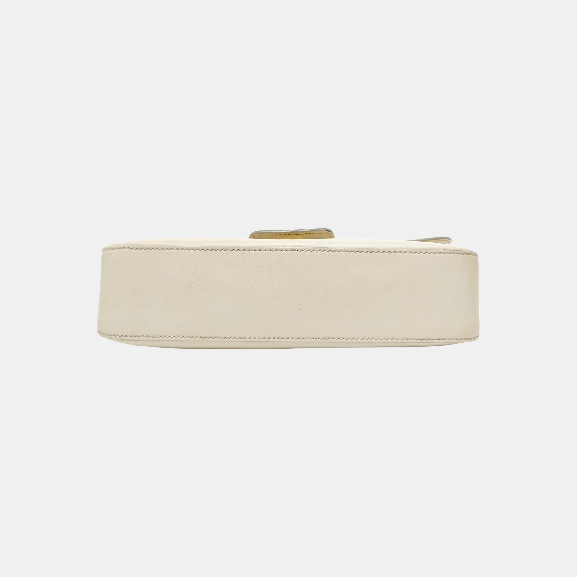 Calfskin Shoulder Bag White