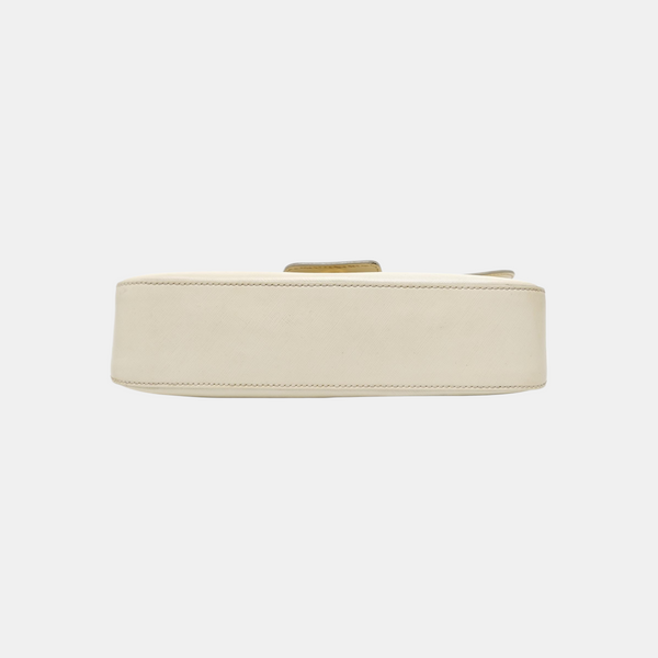 Calfskin Shoulder Bag White