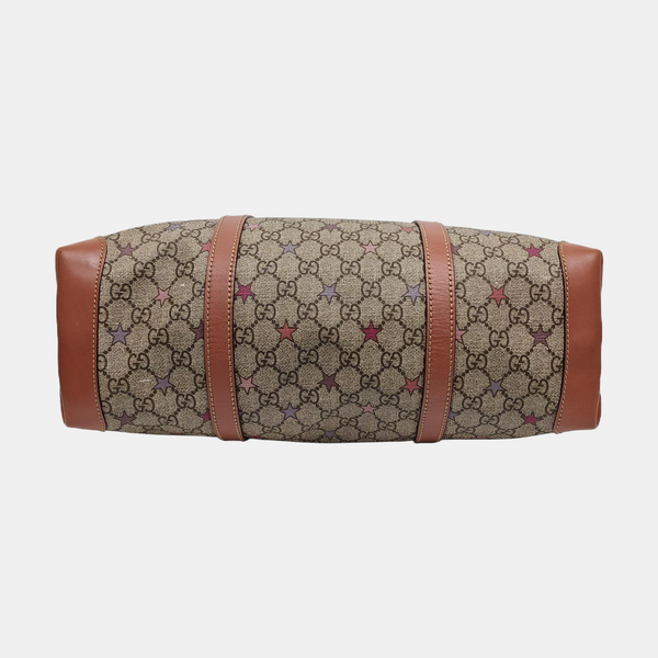 Monogram Coated Canvas Tote Bag Black