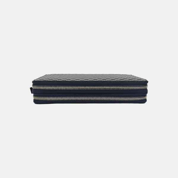 Monogram Calfskin Clutch Blue