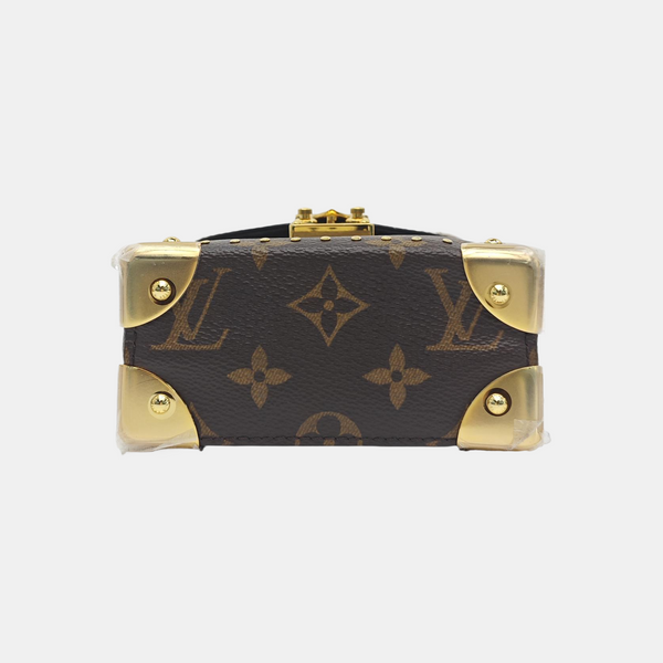 CAMERA BOX Monogram Coated Canvas Brown