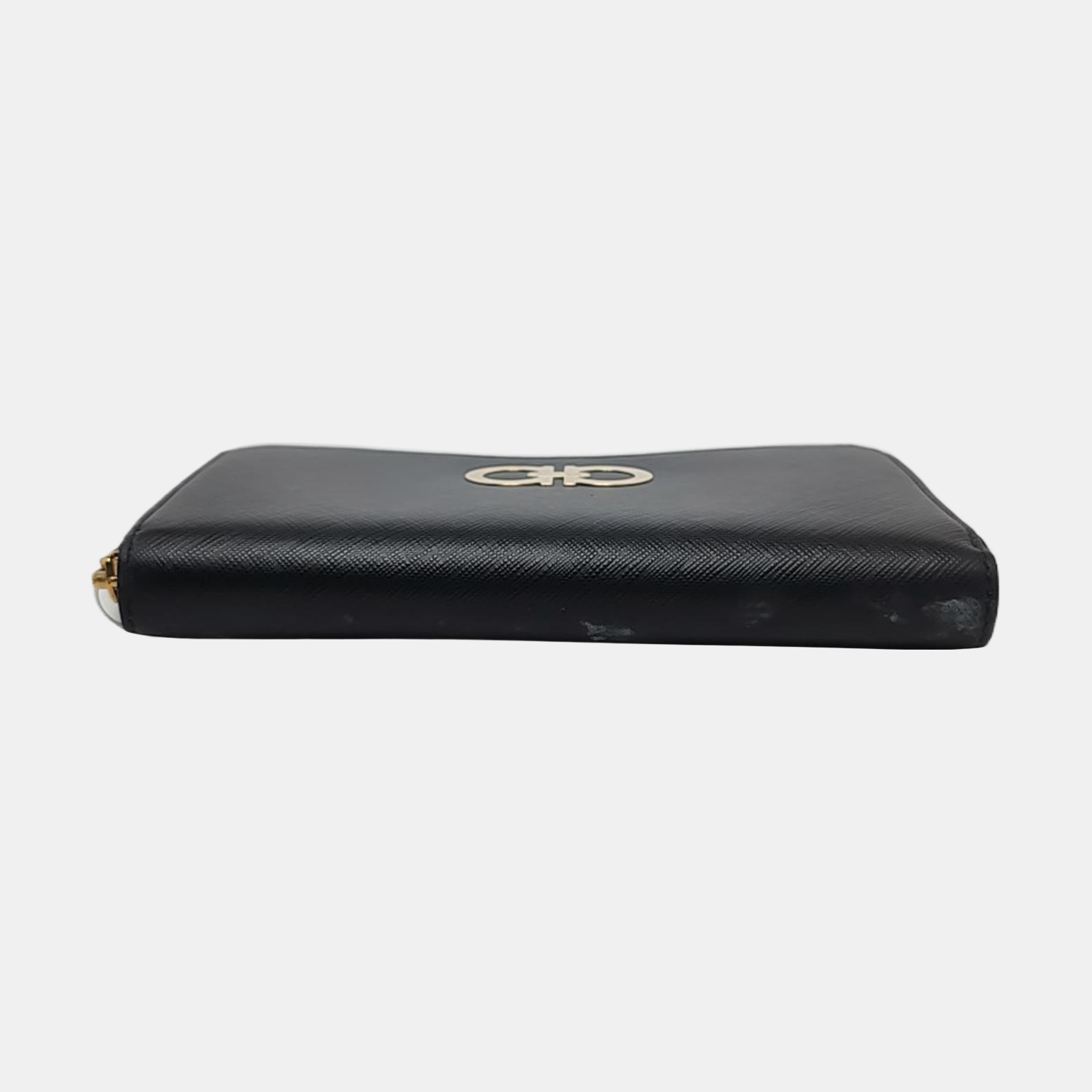 Authenticated pre-owned  Gancini Calfskin Black Wallet - Wallet at Looply