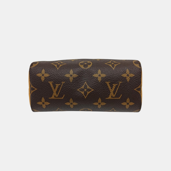 SPEEDY Nano Monogram Coated Canvas Brown