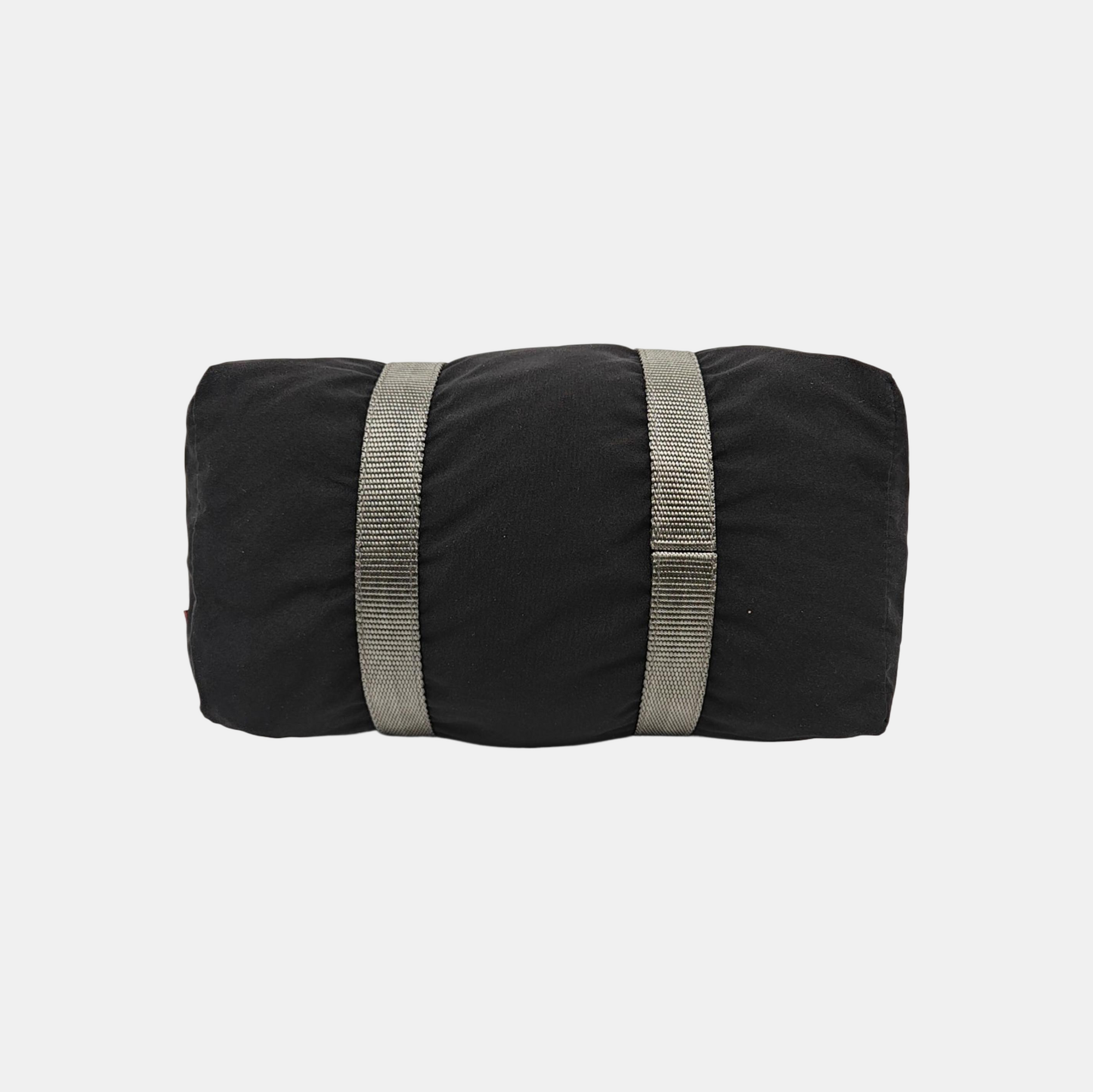 Fabric Top Handle Bag Black
