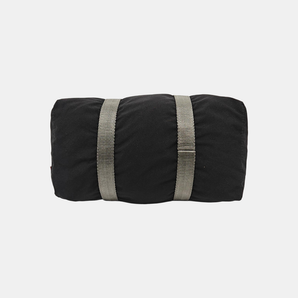 Fabric Top Handle Bag Black