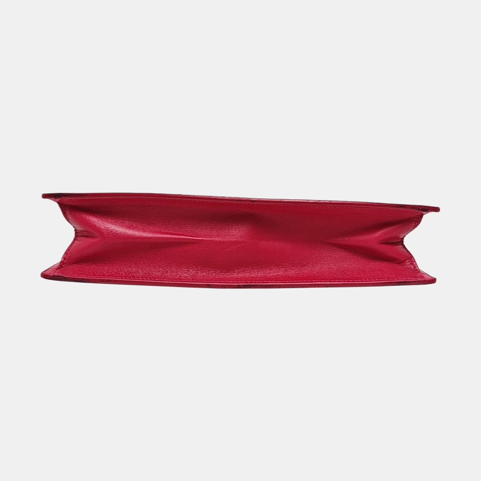 Calfskin Clutch Red