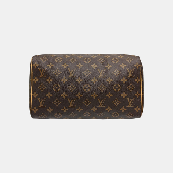 SPEEDY 30 Monogram Coated Canvas Brown