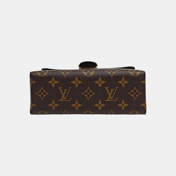 LOCKY BB Monogram Coated Canvas Brown