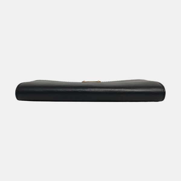 Langley Calfskin Black Wallet