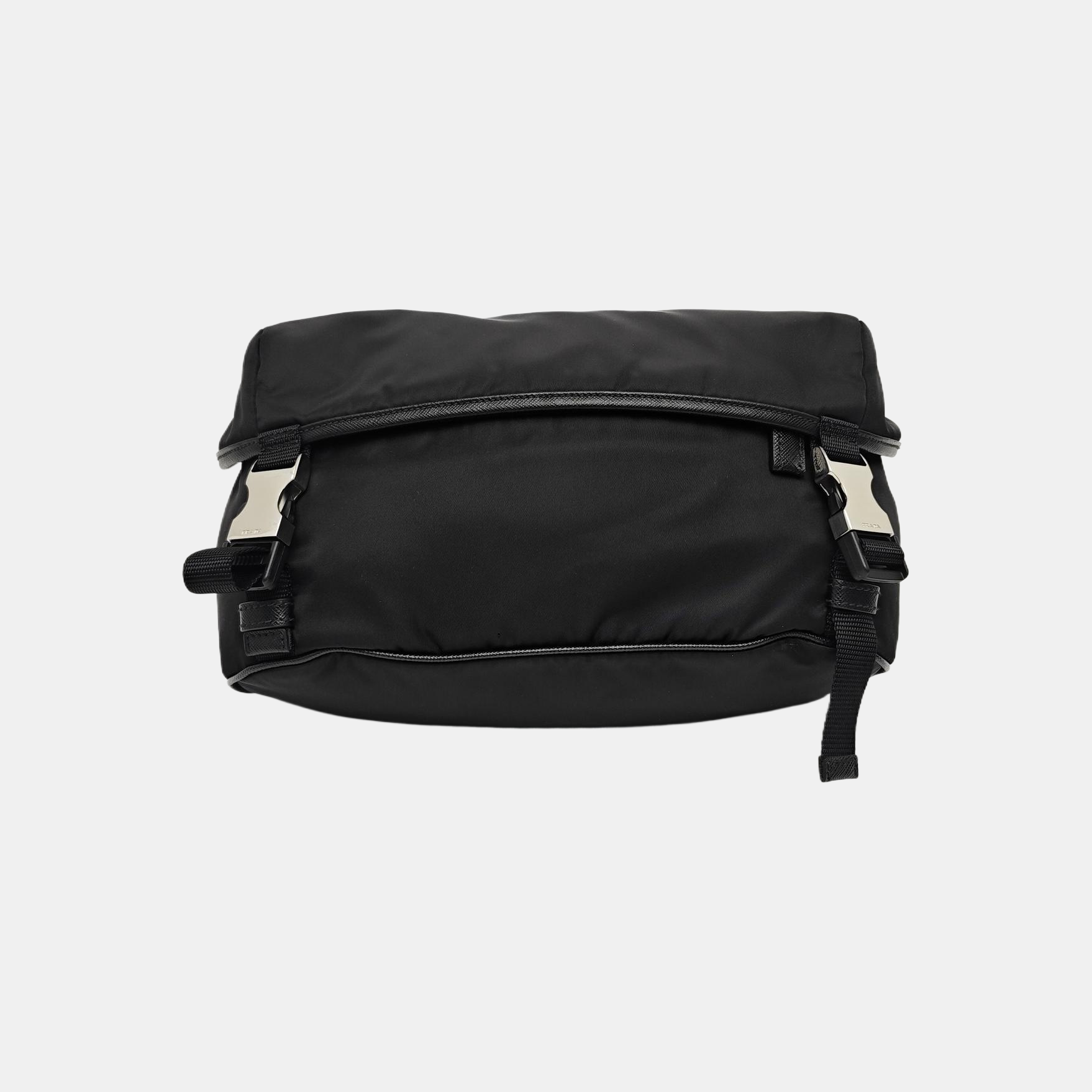 Nylon Shoulder Bag Black