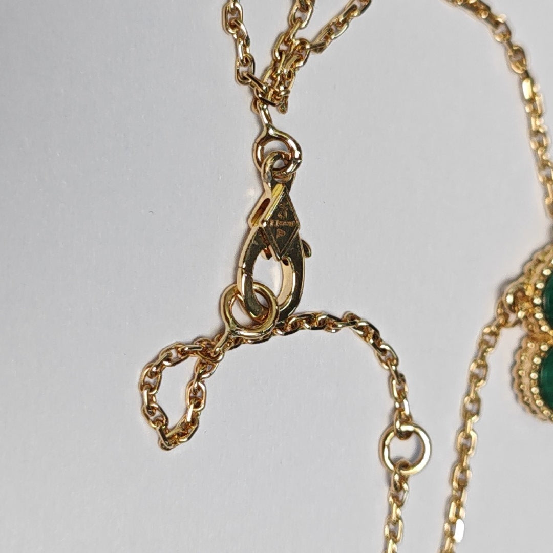Vintage Alhambra 18k Gold Necklace