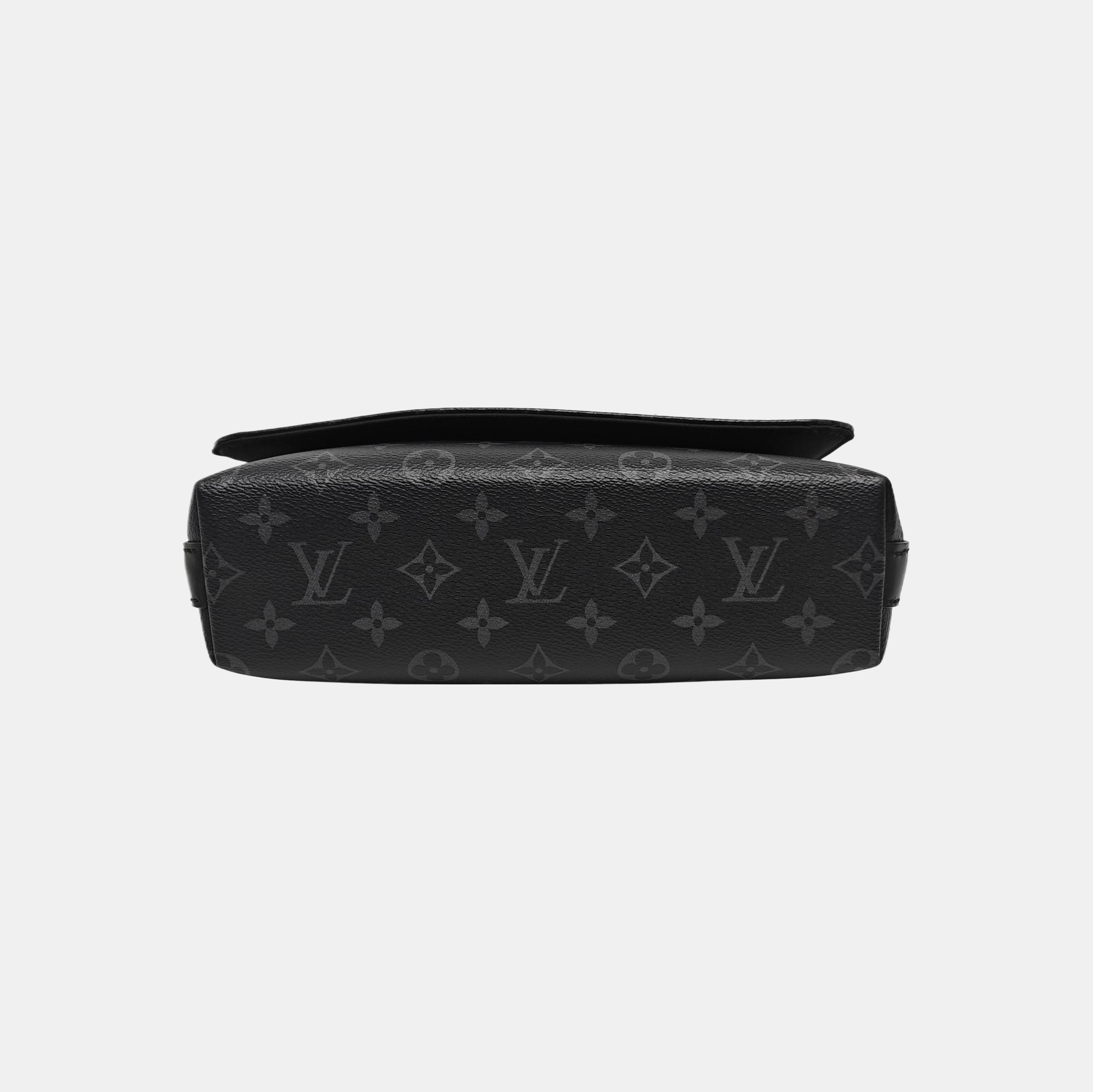 DISTRICT PM Monogram Coated Canvas Black