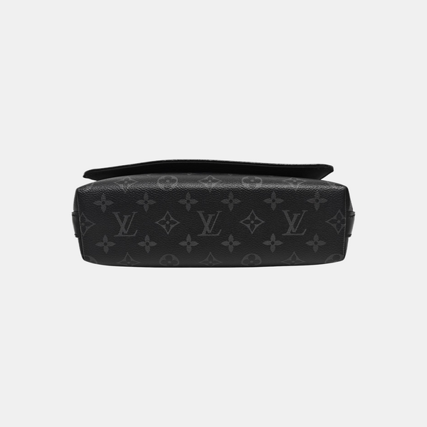 DISTRICT PM Monogram Coated Canvas Black