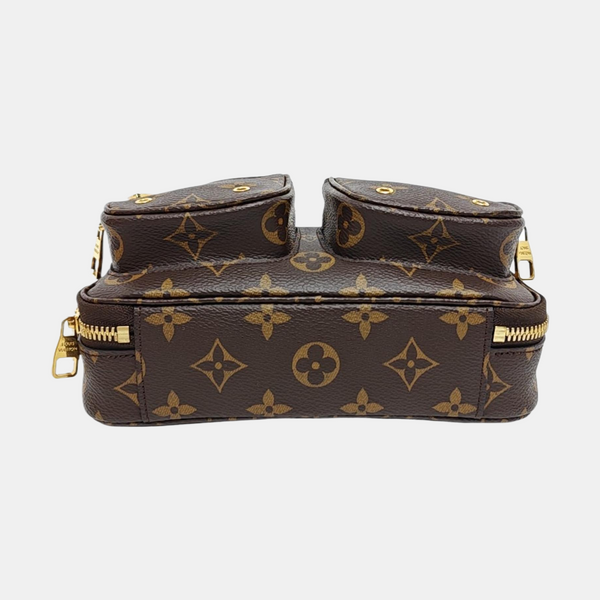 UTILITY Monogram Coated Canvas Brown