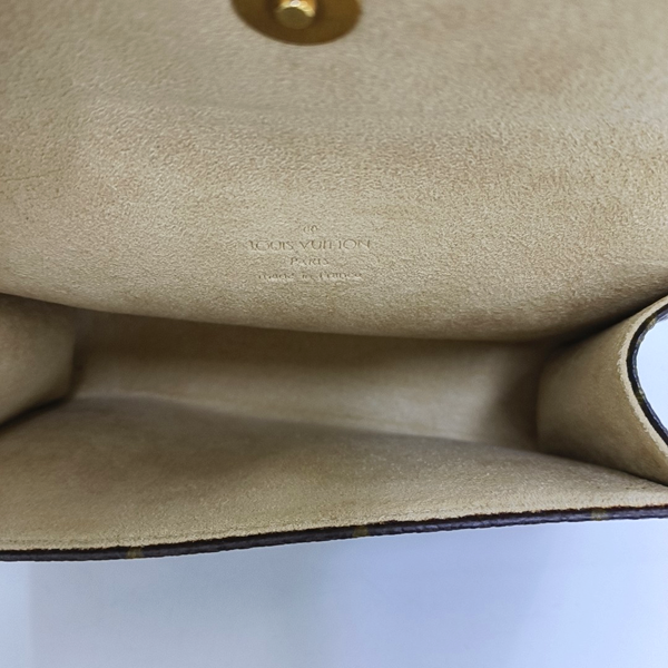 FLORENTINE Monogram Coated Canvas Brown