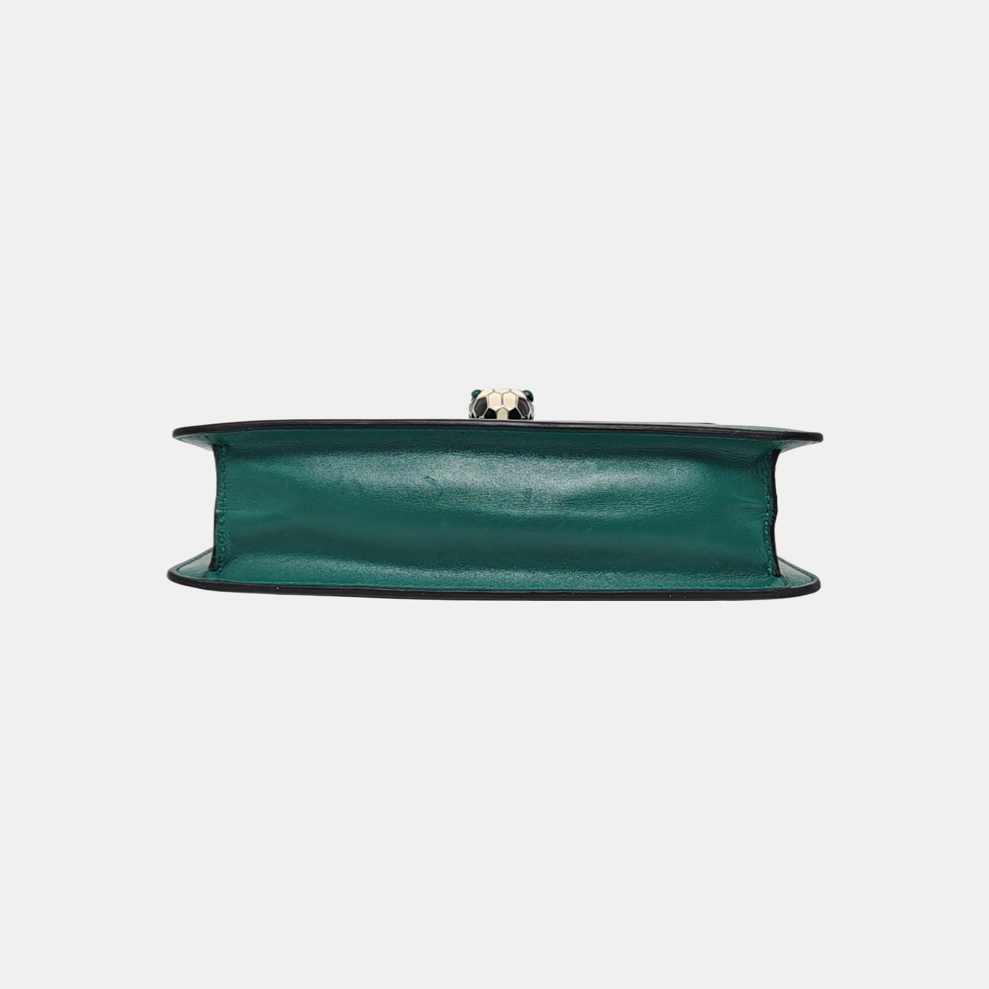 SERPENTI FOREVER Small Calfskin Green