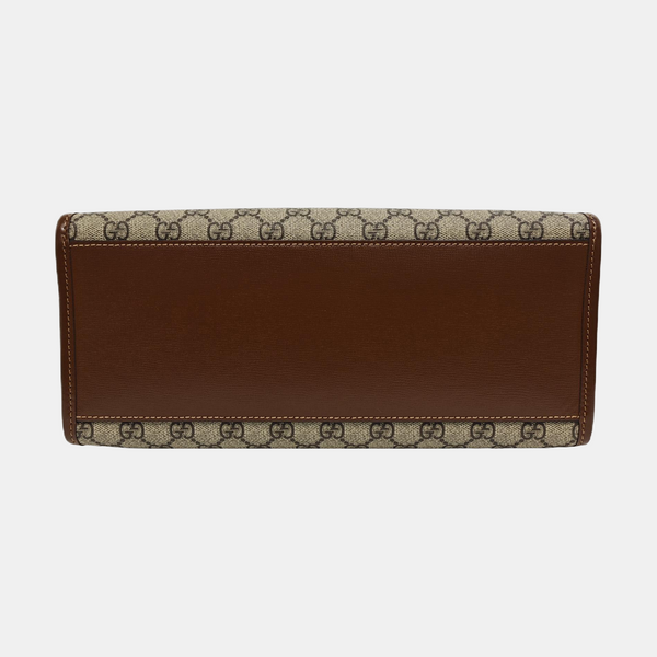 Retro Small Monogram Coated Canvas Brown