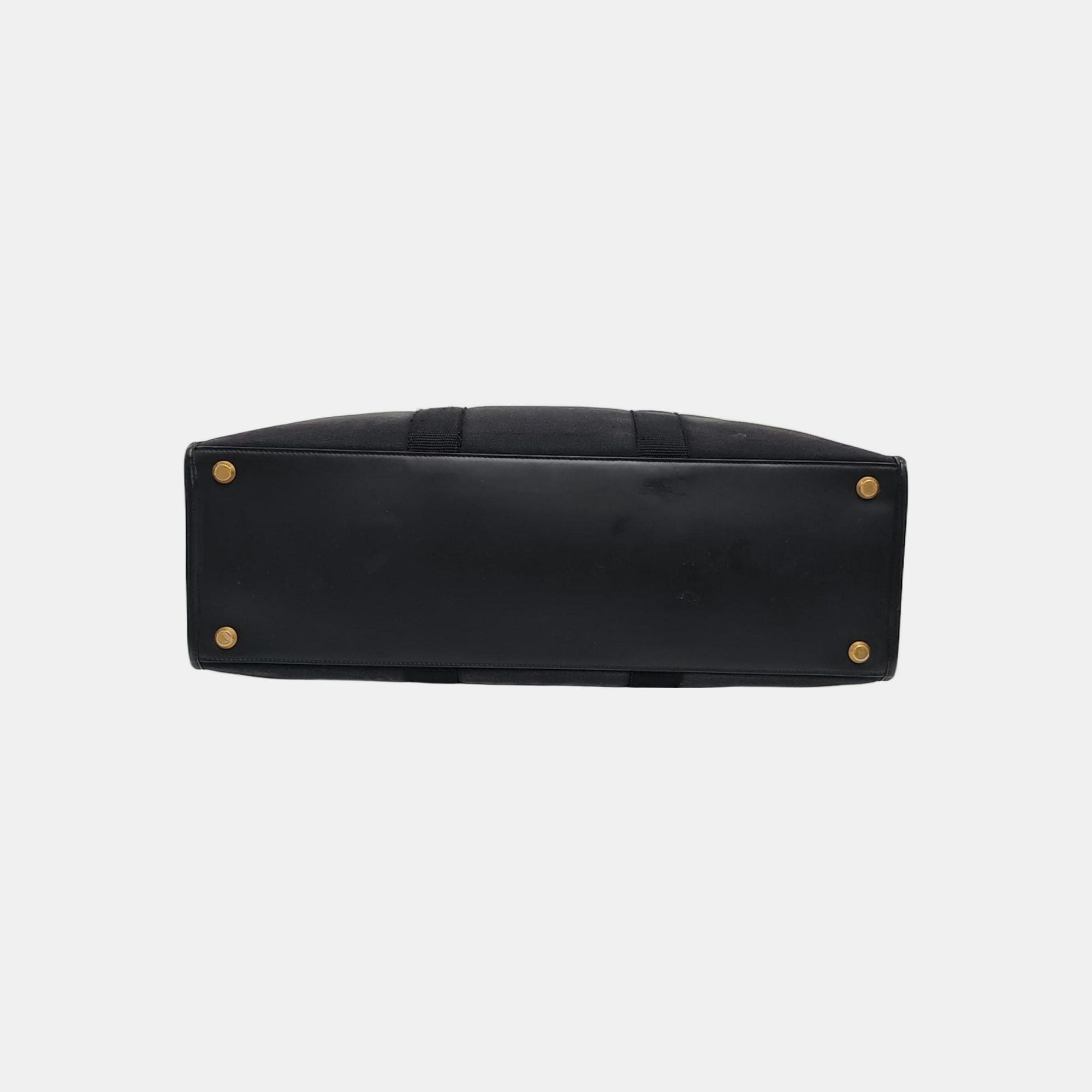 Fabric Tote Bag Black