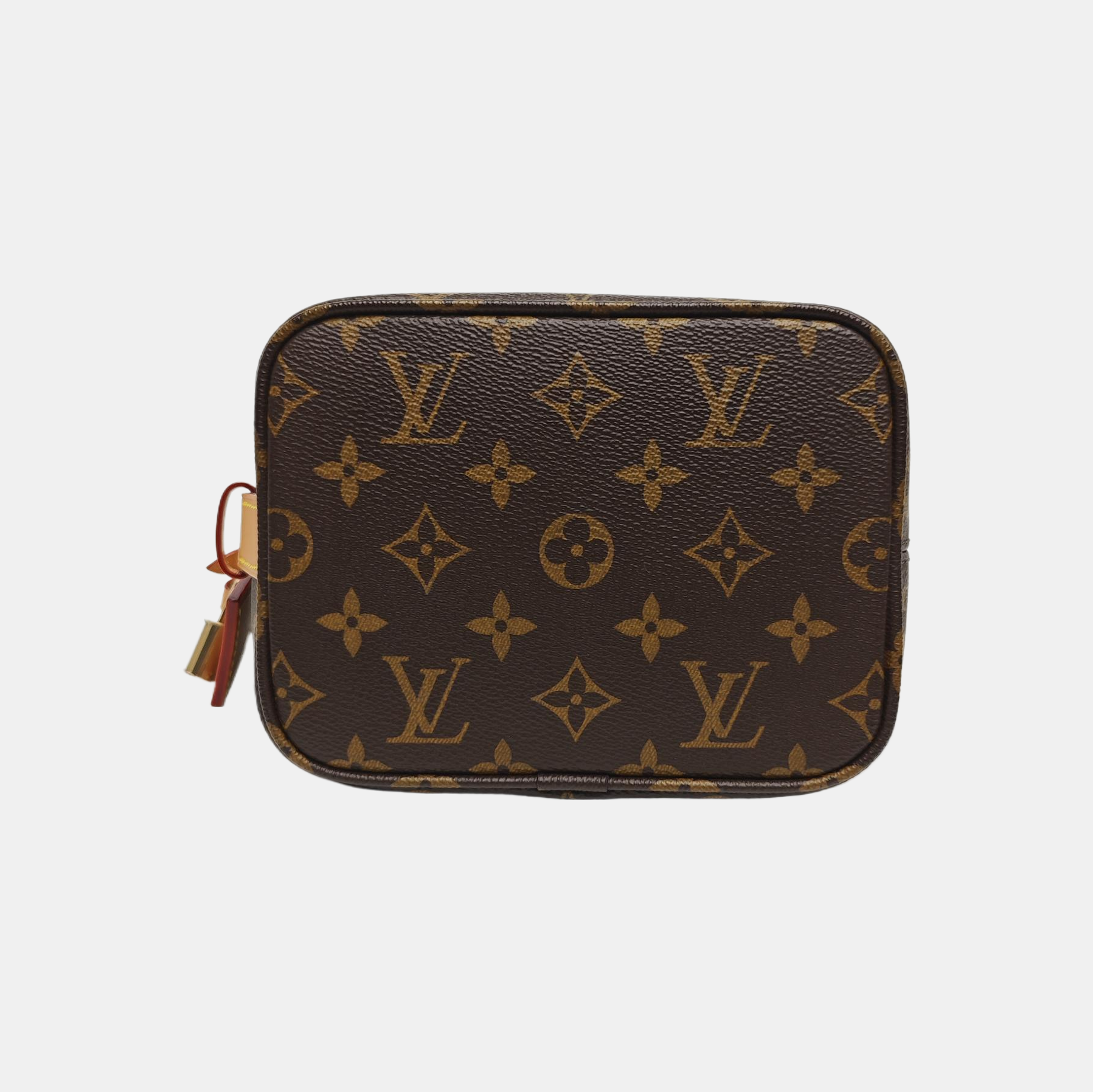ALL IN Monogram Coated Canvas Brown