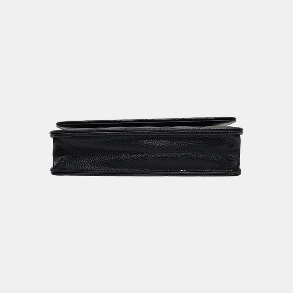 WOC Quilted Grained Calfskin Black