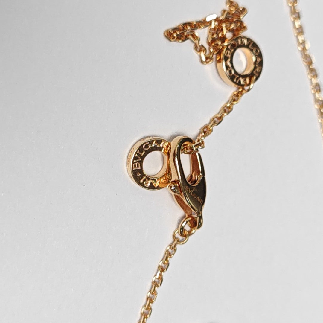 DIVAS' DREAM 18k Rose Gold Green Necklace