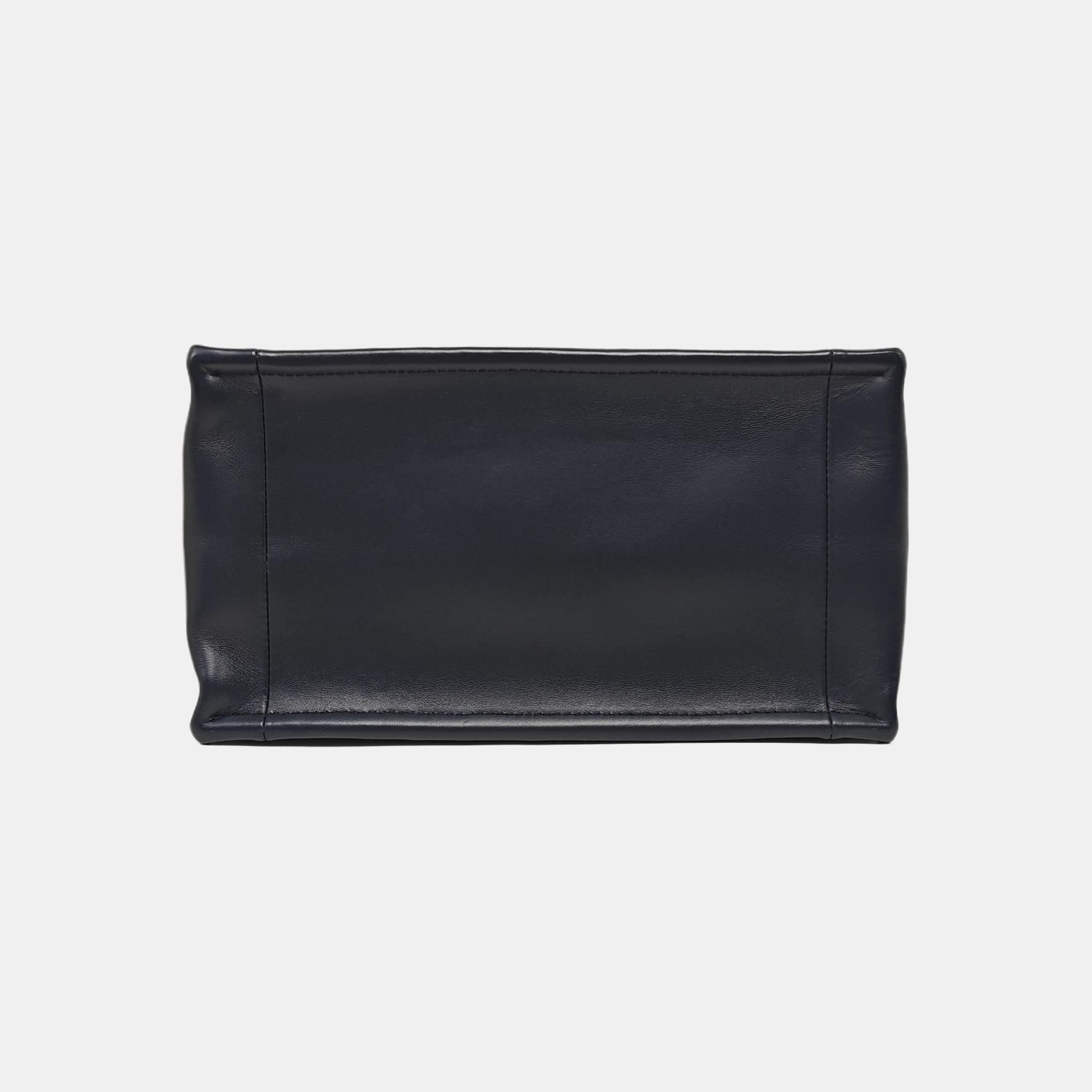 Book Tote Small Oblique Canvas Blue