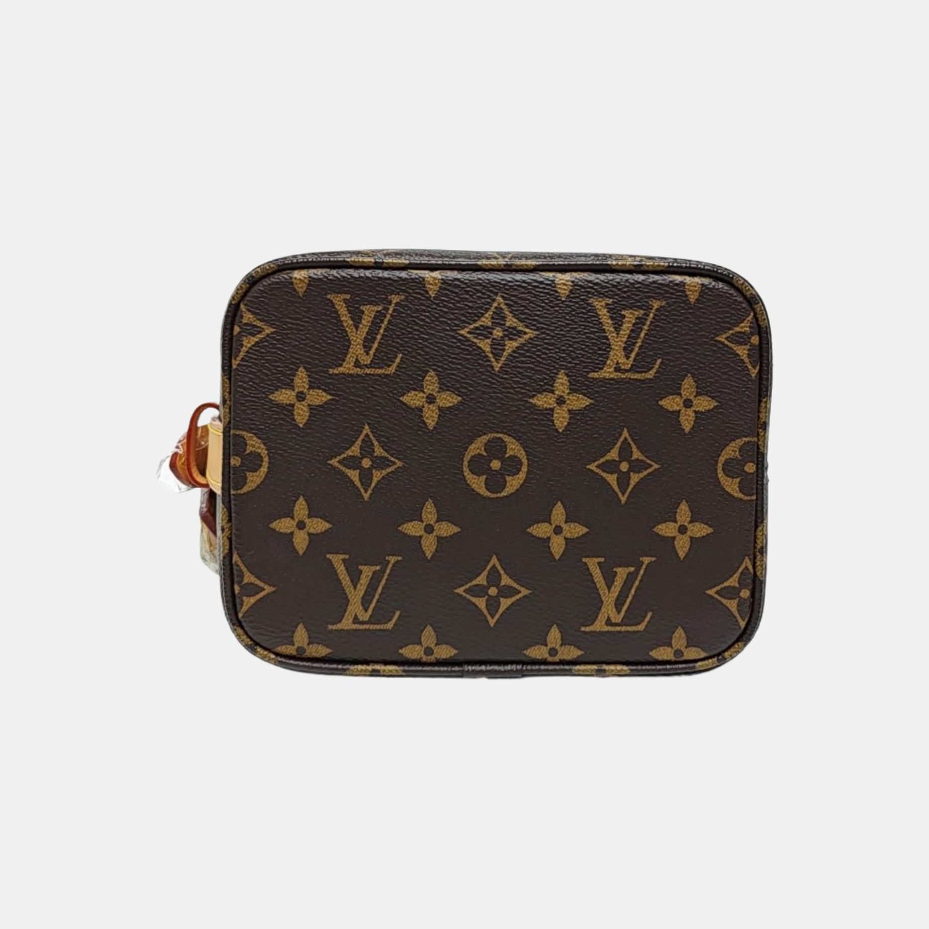 ALL IN BB Monogram Coated Canvas Brown