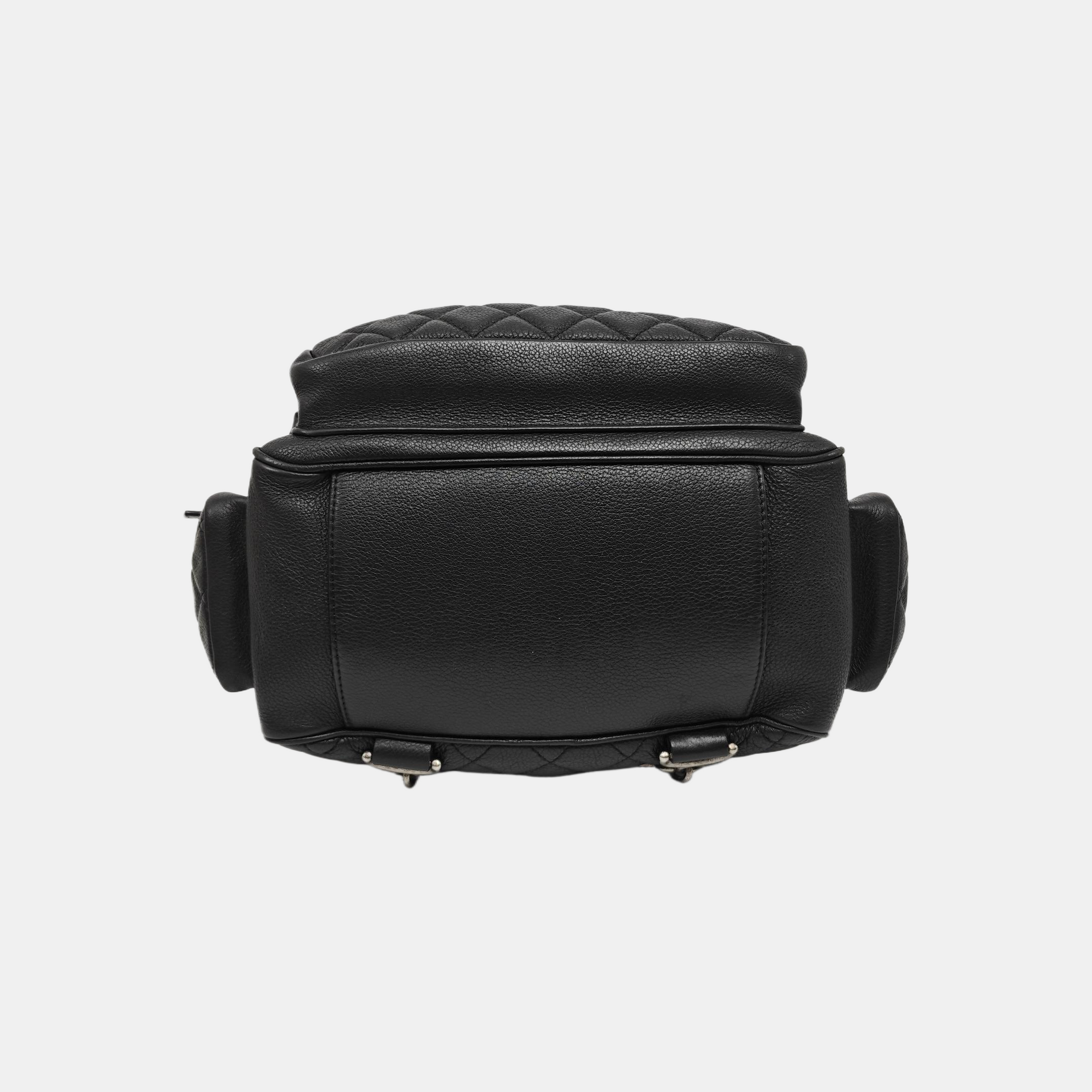 Quilted Grained Calfskin Black