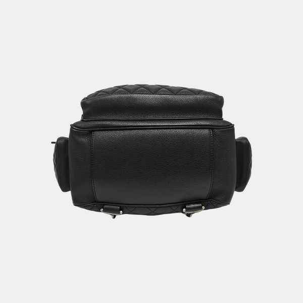 Quilted Grained Calfskin Black