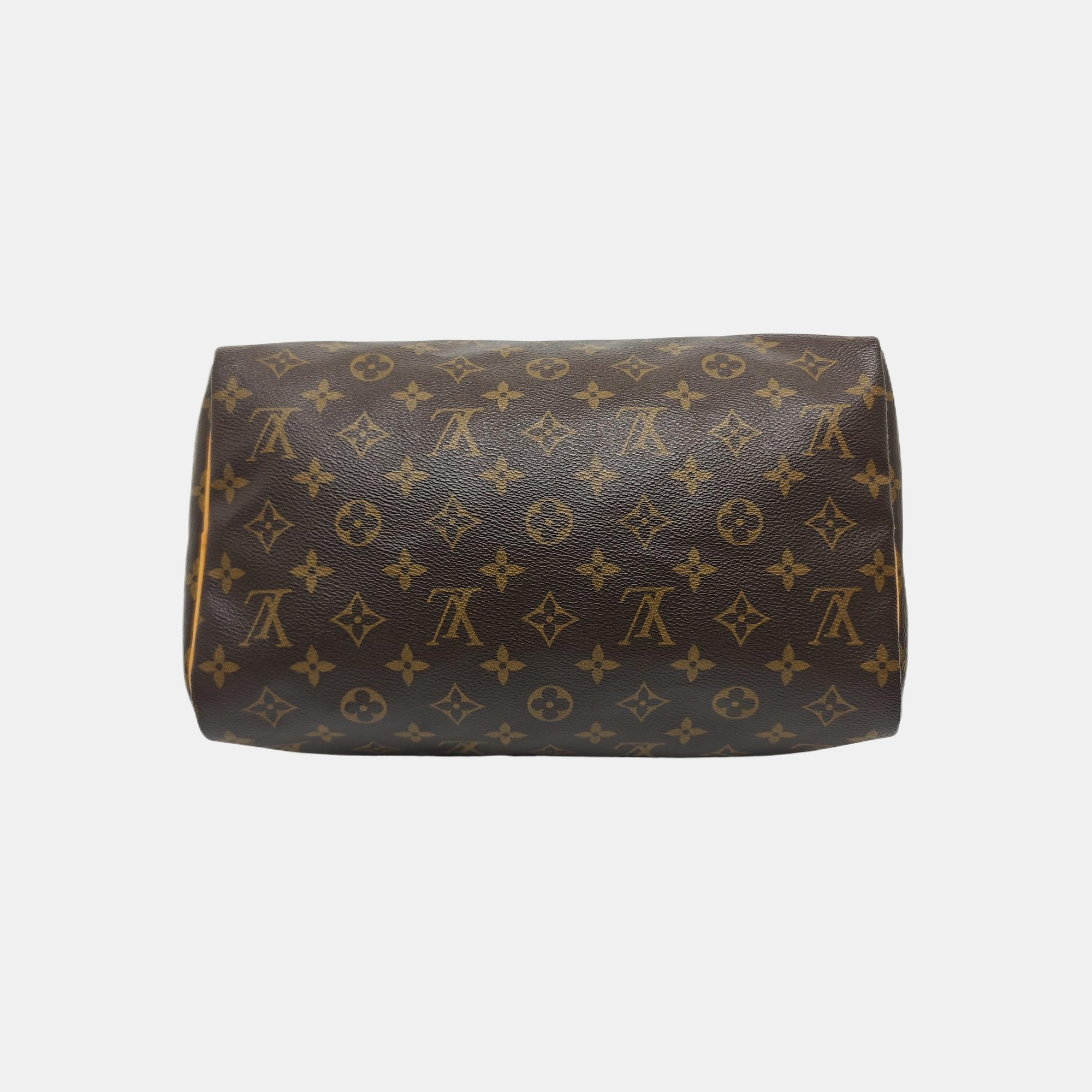 SPEEDY 30 Monogram Coated Canvas Brown