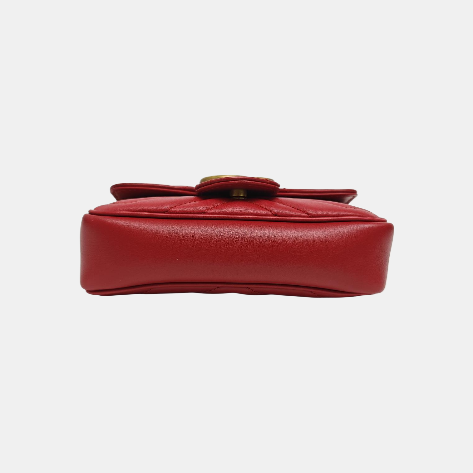 GG Marmont Mini Quilted Calfskin Red