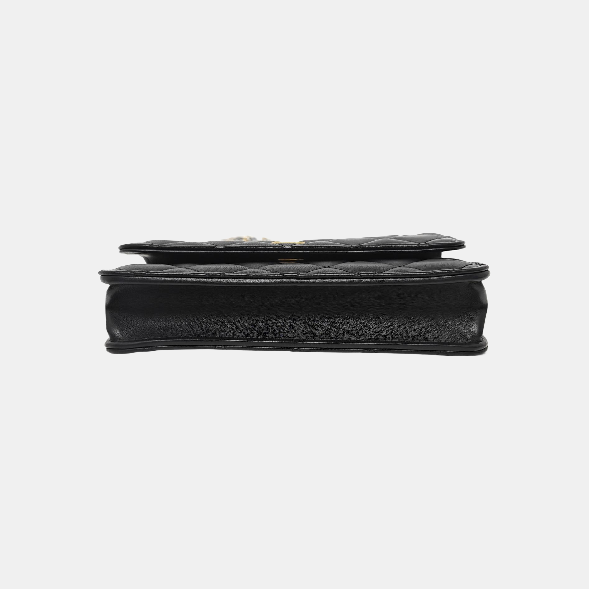 WOC Quilted Lambskin Black