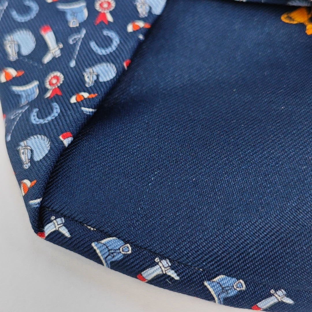 Mulberry Silk Tie Blue